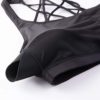 CRZ YOGA Strappy Sports Bras for Women - Criss Cross Back Sexy Wireless Padded Yoga Bra Cute Workout - Image 5