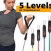 Brazyn Bundle - Resistance Bands Kit (with Handles) and Mobility Stretching Strap (Gray) for Home Workouts, Strength Training, Stretching, Yoga, Physical Therapy, Pilates, Dance and Gymnastics - Image 3