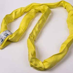 American Industrial / 1 1/8" Width/Endless Polyester Round Sling - Yellow / 3 Ft. Long / En90X3 / 8,400 Lbs. Vertical