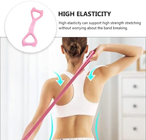 INOOMP Pull Resistance Ankle Exercise Legs Indoor Strength Elastic Fitness Rope Tension Band Straps Slimming Yoga Building Men for Belt Women Silicone Resistant Stretching - Image 5