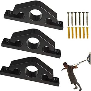 Wpbhk 3 Pcs Resistance Band Wall Anchors - Space Saving Wall Mount Anchors for Home Gym Workouts, Strength Training, Physical Therapy Exercise,Fitness,with Mounting Screws