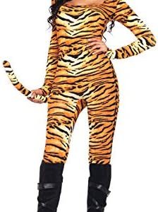 Leg Avenue Women's 2 Piece Wild Tigress Catsuit Costume