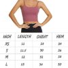 Tandisk Women Padded Sports Bra Fitness Workout Running Shirts Yoga Tank Top - Image 6