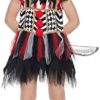 Snailify Girl's Evil Clown Costume Halloween Playful Horror Cosplay Dress - Image 3