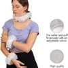 Skeleteen Renaissance Collar Cuff Set - Vintage White Neck Ruff and Wrist Ruffle Cuffs Costume Accessories Dress Up Kit - Image 2