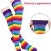 80s Costume Accessories Set Women Fancy Dress Tutu Leg Glove Necklace Headband Earring Glasses - Image 5
