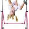RELIANCER Expandable Gymnastics Bars Junior Training Bar Adjustable Height Gymnastic Horizontal Bars Children Folding Training Monkey Bars Child Gym Climbing Tower Kip Balance Bar for Kids Gymnasts - Image 9