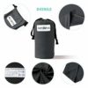 Acrabros Baby Wrap Carrier,Hands Free Baby Carrier Sling,Lightweight,Breathable,Softness,Perfect for Newborn Infants and Babies Shower Gift,Black - Image 5