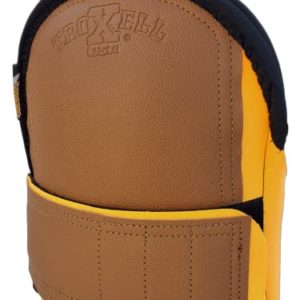 TROXELL USA - SuperSoft Leatherhead Kneepads - (Large Size / Orange)