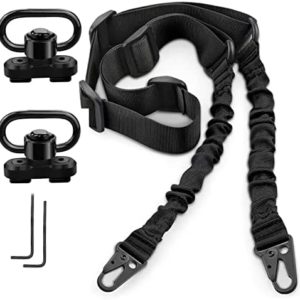 Bontok Sling Swiels Mount, 1.25 Inch Sling Mount Mloc Attachments Set for Two Point Traditional Sling (2 Pack)