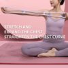 Fitness Resistance Band Elastic Band, Figure 8 Yoga Open Shoulder Stretcher, Workout Puller Household, Chest Expander, Gym Fitness Pulling Rope Elastic for Muscle Training Tubing - Image 3