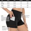 CHRLEISURE Spandex Yoga Shorts with Pockets for Women, High Waisted Workout Booty Shorts 3in - Image 6