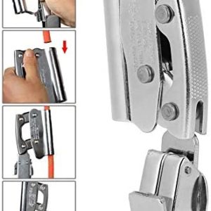 Plyisty Climbing Rope Grab, Rope Descender, for 8-16Mm Rope Diameter