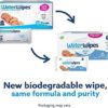 WaterWipes Plastic-Free Original Baby Wipes, 99.9% Water Based Wipes, Unscented & Hypoallergenic for Sensitive Skin, 540 Count (9 packs), Packaging May Vary - Image 2