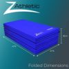 Z-Athletic Folding Panel Mats for Gymnastics, Martial Arts, Tumbling - Image 3