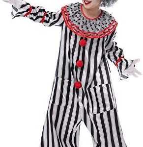 Snailify Boy's Clown Costume Halloween Carnival Party Horror Cosplay Jumpsuit