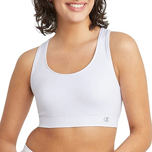 Champion Women's Infinity Racerback Sports Bra for Women, Moisture-Wicking Sports Bra for Women