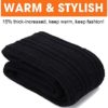 Women Thigh High Socks Extra Long Cotton Knit Warm Thick Tall Long Boot Stockings Leg Warmers - Image 5