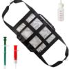 BKHdesign Calf Sling - Large Black Sling for Weighing and Lifting Small Animals - Complete with Bottle Feeder and 2 Food Feeders - Image 3