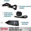SPRI Total Body Resistance Band Exercise Kit, Grey, Blue, Orange - Image 5