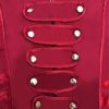 Renaissance Gothic Tailcoat Halloween Costumes for Women, Medieval Irregular Hem Steampunk Corset Victorian Tailcoat Jacket - Image 3