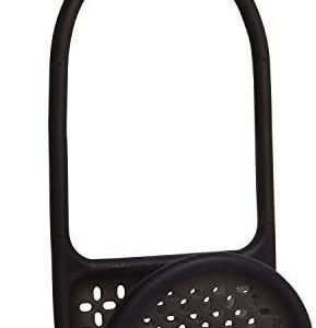 Umbra Sling Kitchen Sink Accessory, Single-Sided Sponge Holder, Black