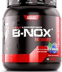 Betancourt Nutrition B-NOX Androrush Reloaded Pre-Workout | Extra-Energy | Extra-Strength | Concentrated | Blue Raspberry | 14.1 Ounce | 20 Servings