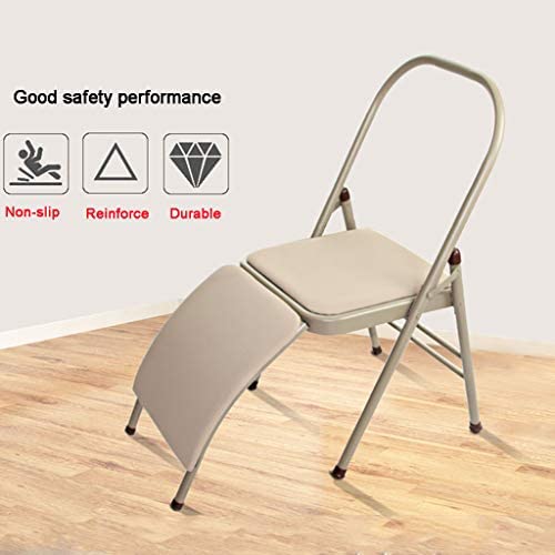 Folding Yoga Chair, Yoga Inverted Trainer, 36.3 MM Widened Lumbar Support - Detachable, Reduced Fatigue, Enhanced Body Safety, Easy to Install (3 Models, Size 45.5 47 80CM) - Image 3