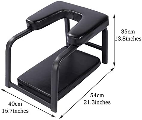 Inversion Equipment Yoga Handstand Chair, Multifunction Yoga Headstand Bench Stand, Advanced Fitness Ideal Chair, Load Bearing 100 KG (Color : Black, Size : 475435cm) - Image 6