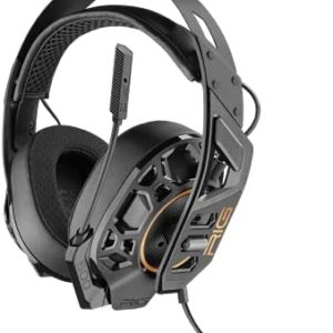 RIG 500 PRO HA Gen 2 Competition Grade PC Gaming Headset with Dolby Atmos 3D Surround Sound - 50mm Speaker Drivers - Flip-to-Mute Mic - Black/Copper