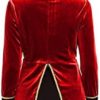 Moily Women's Velvet Victorian Steampunk Tailcoat Ringmaster Circus Show Blazer Jacket Party Wear - Image 5