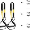Resistance Training Kit, 2 Adjustable Resistance Bands with Handles + 1 Door Anchor + 4 Resistance Loop Bands, Bodyweight Resistance Bands for Working Out Hold up to 900 lbs Home Gym Equipment - Image 8