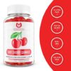 Tart Cherry Gummies – Raw Vegan Cherry Extract Gummy Alternative to Tart Cherry Capsules, Juice, Pills - Advanced Uric Acid Cleanse, Powerful Antioxidant w/ Joint Support - 60 Veggie Gummies - Image 6