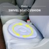 Ehucon Swivel Seat Cushion 360 Degree Rotating Seat Cushion Light Weight Portable Pivot Disc Pad for Elderly, Pregnant Woman, Swivel Car Seat. Easy Turning from Bed to Wheelchair or Chair - Image 2