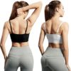 AMRIY Womens Sports Bras for Women Medium Support Wireless Bra Padded Bralettes for Women - Image 3