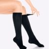 Queen Size Trouser Socks for Women, 6 Pairs Plus Stretchy Opaque Knee High Bulk Dress Sock - Image 4