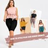 FULLSOFT Plus Size Biker Shorts for Women-High Waist X-Large-4X Tummy Control Womens Shorts with Pockets Leggings - Image 2