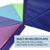Tumbl Trak Gymnastics 5' Rainbow Pizza Folding Panel Mat - Image 3