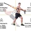 Moulyan Bodyweight Resistance Training Straps Complete Home Gym Fitness Trainer kit for Full-Body Workout Easy Setup Gym Home Outdoors - Image 4