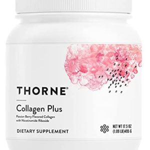 Thorne Collagen Plus - Collagen Peptides Powder with Nicotinamide Riboside and Clinically Studied Ingredients for Skin Texture and Moisture - Healthy Skin, Hair, and Nails - 17.5 Oz - 30 Servings