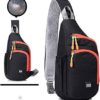 Peicees Small Sling Backpack Waterproof Unisex Shoulder Bag Chest Crossbody Daypack - Image 8