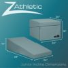Z ATHLETIC Gymnastics Junior Incline Mat (Cheese Wedge) - Image 4