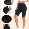 2 Pack Biker Shorts for Women – 8" High Waist Workout Athletic Yoga Running Gym Shorts - Image 4