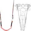 440LBS Pull-Up Assist Bands，Assistance and Resistance Bands for Pull-Up, Fitness, Body Stretching, Mobility Work, Heavy Duty, Exercise Bars Hand Grips (Red, One Size) - Image 6