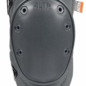 ALTA 50403.50 AltaFLEX Knee Protector Pad, Gray Cordura Nylon Fabric, AltaLOK Fastening, Hard Cap, Long, Gray