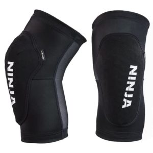 Ninja MTB Speed King Knee Pad - Lightweight Knee Pads for Men or Women - Great Protection for Mountain Bike or BMX Riders - Sleeves with Knee Pads for Mountain Biking (L/XL)