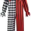 LMYOVE Clown Costume for Kids with Wig, Halloween Scary Dress Up for Boys and Girls - Image 2