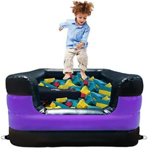 ibigbean Tumble Track Inflatable Air Mat for Gymnastics -10 ft Width 20 in Height PVC Material