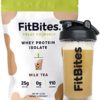 FitBites 100% Whey Isolate Protein Powder (Milk Tea), 5.9g BCAAs, Gluten Free, Zero Sugar - Image 5