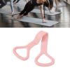 Stretch Fitness Band, Figure 8 Resistance Band Elastic Portable Silicone Yoga Stretching Band for Shoulder Exercise - Image 2